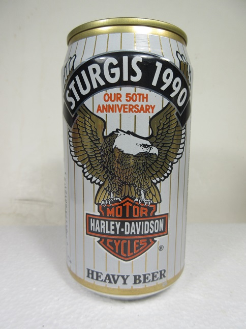 Harley-Davidson Heavy Beer - Sturgis 1990 - 50th Anniv